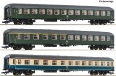 Roco 6200053 - H0 - 3-tlg. Set Personenwagen D 377 Hispania-Express, DB, Ep. IV - Set 3